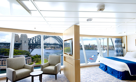 Ocean View Panoramic Suite (No Balcony) – [VP]