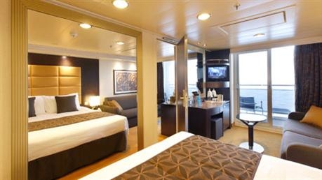 Family 2 connecting balcony cabins – [FLA]