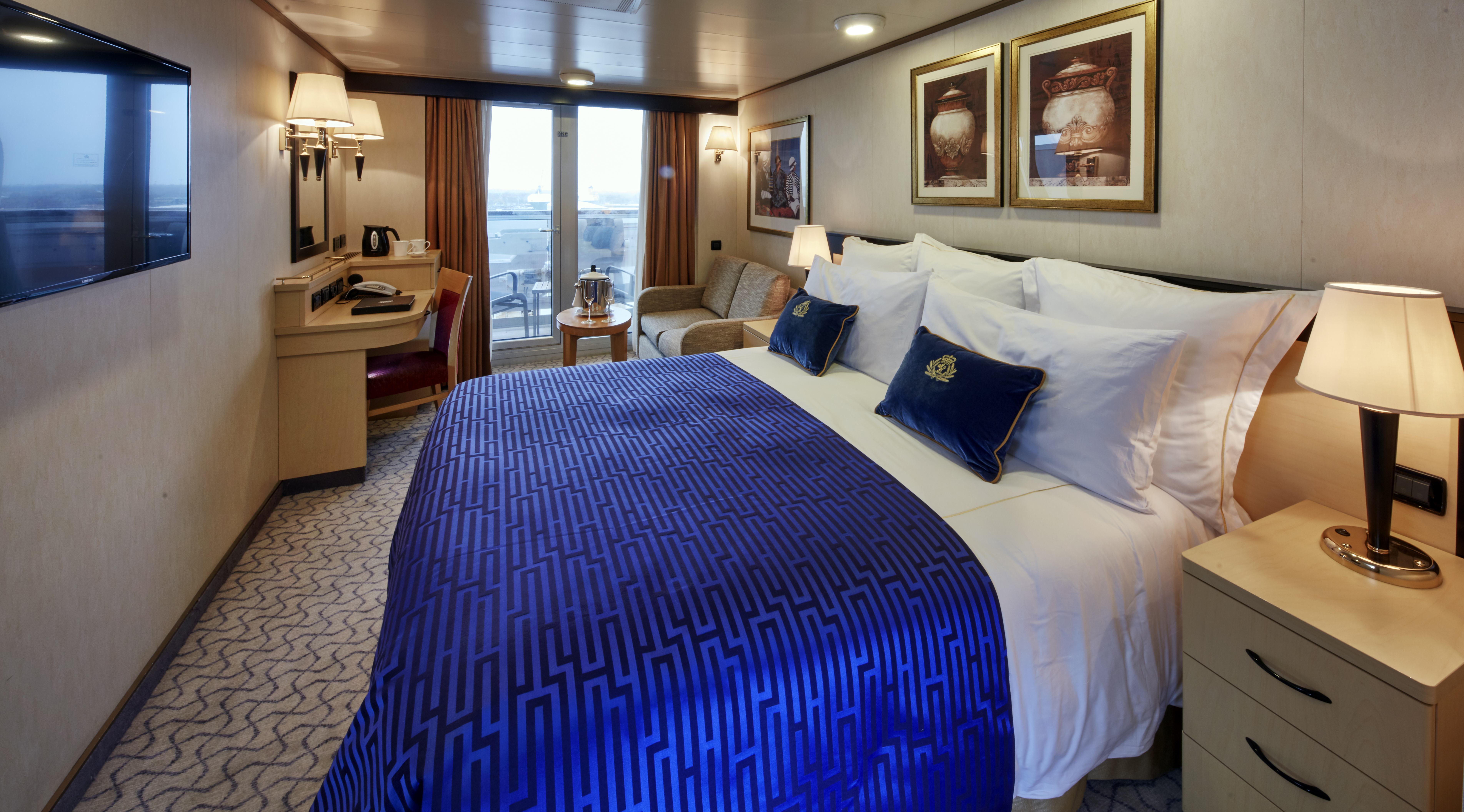 Balcony Cabin – Partially Obstructed View – [CB]